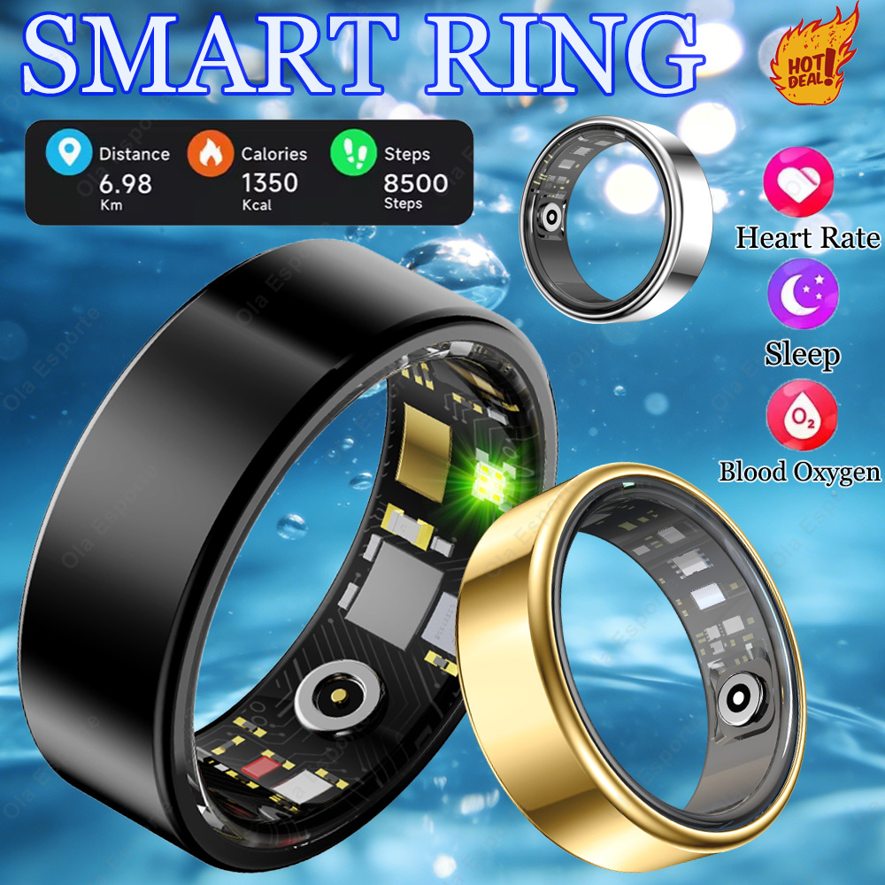 Blood Oxygen Monitor - 2026 New Multi-Functional Smart Ring Men