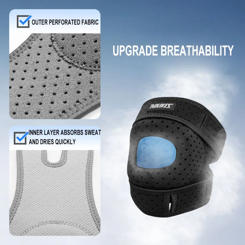 New 1PCS Patella Knee Brace Co - Compression Knee Sleeve incelemesi ve fiyatı
