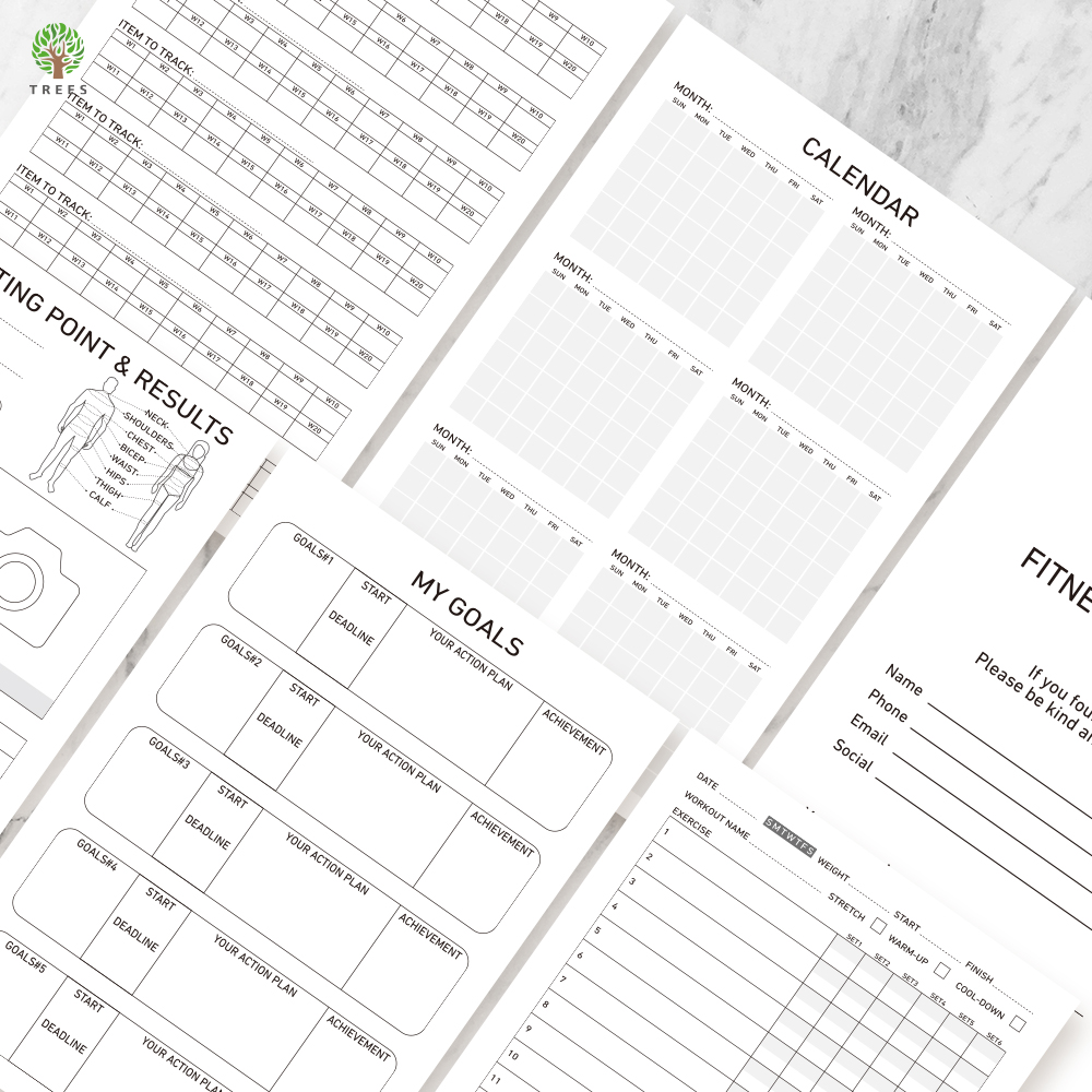 1Pc Fitness Plan Book Suitable - Health Wellness Login incelemesi ve fiyatı