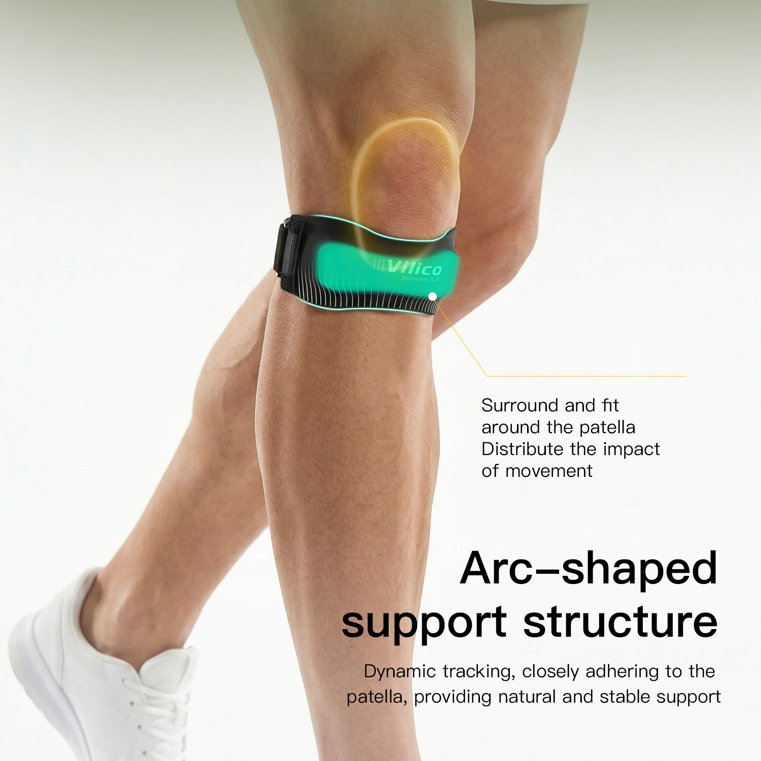 1PC Copper Knee Brace for Arth - Compression Knee Sleeve incelemesi ve fiyatı