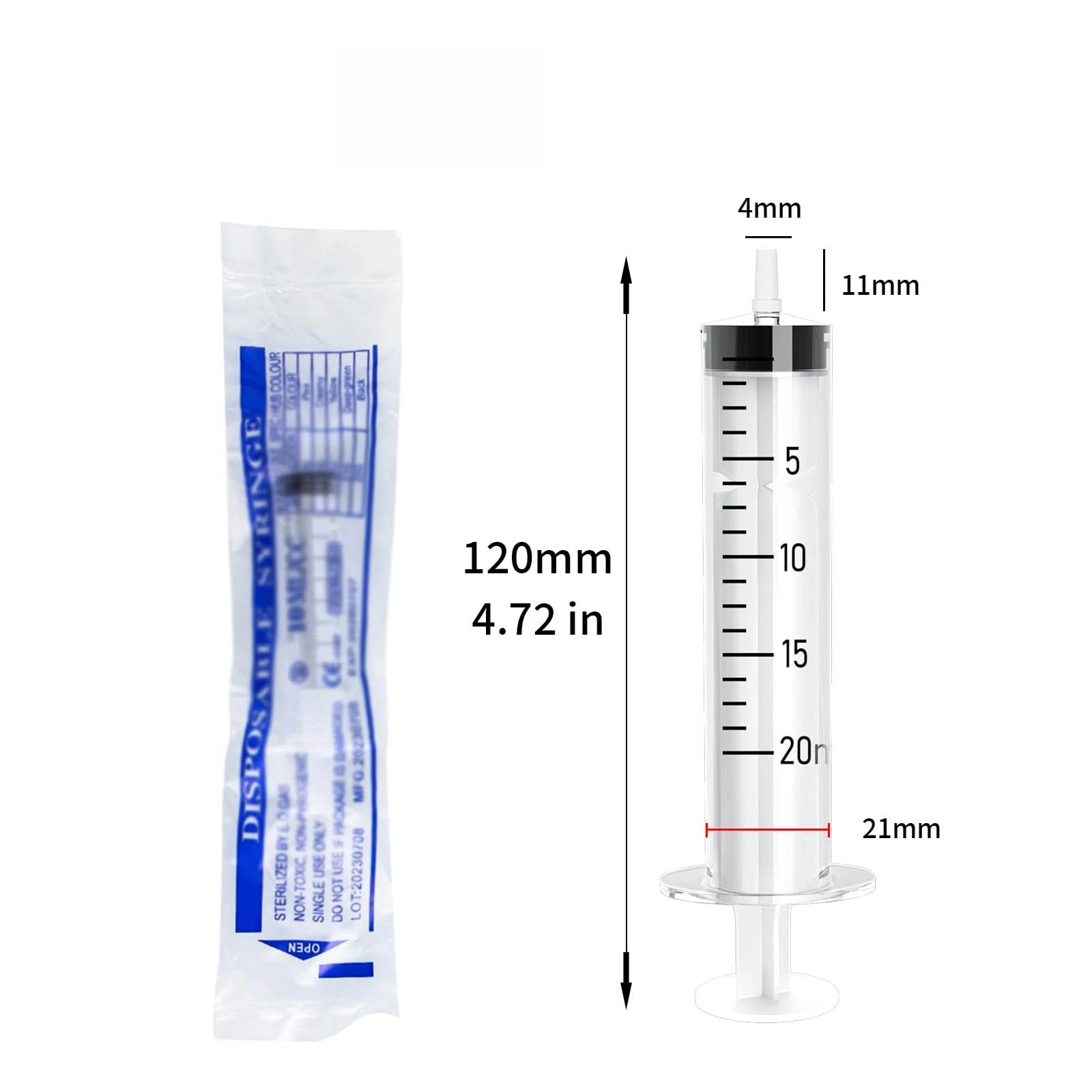 20ml Straight Mouth Plastic Sy - Health Wellness Items incelemesi ve fiyatı