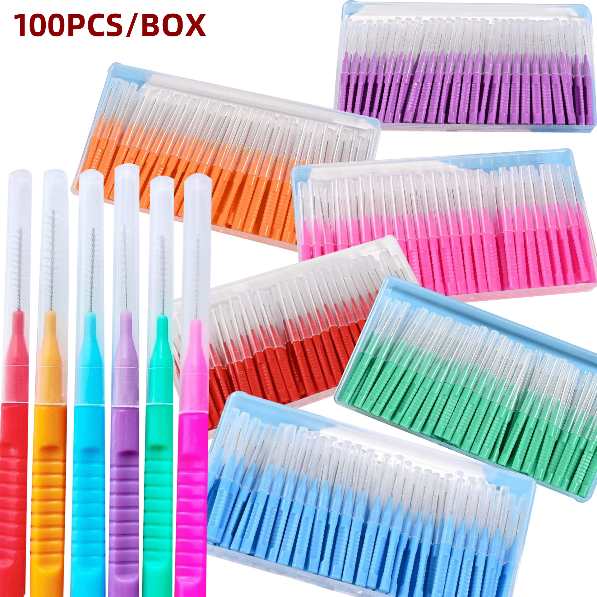 100Pcs 0.6-1.2mm Interdental B - Health Wellness Items incelemesi ve fiyatı