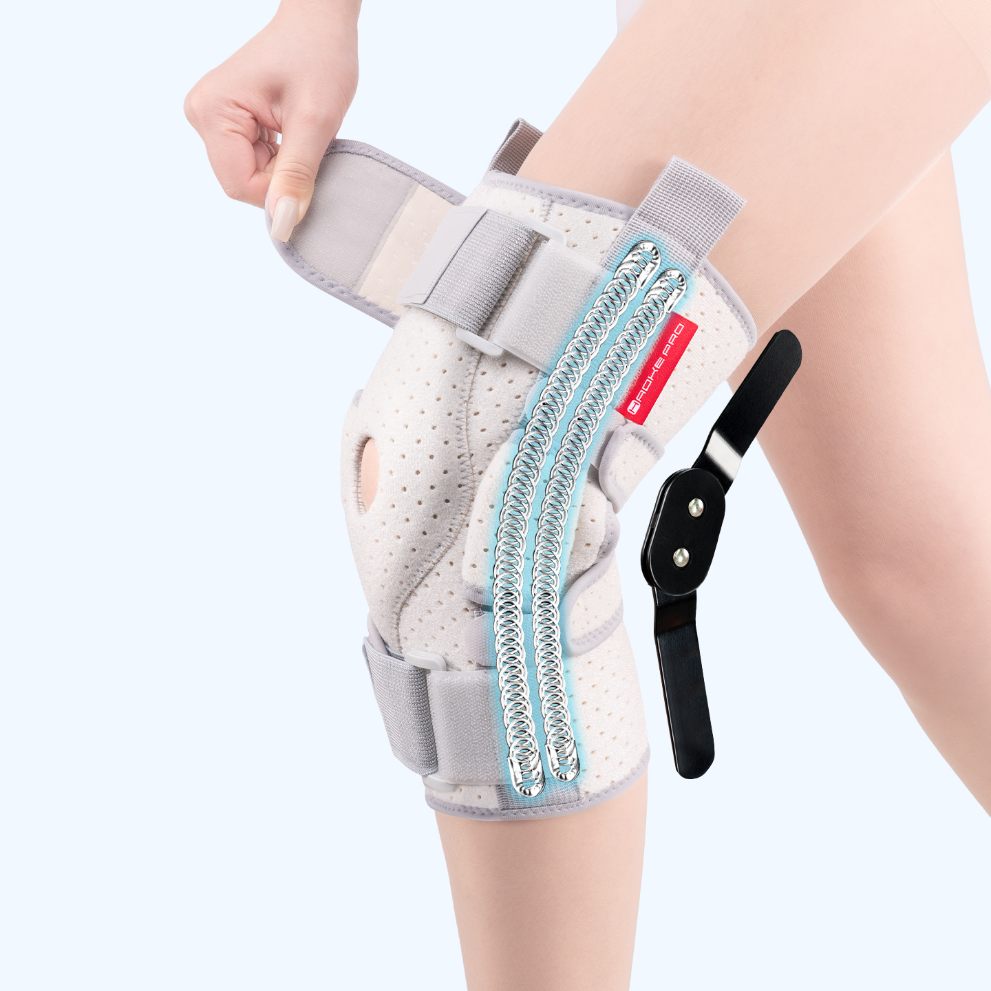 Adjustable knee sleeve with la - Compression Knee Sleeve incelemesi ve fiyatı