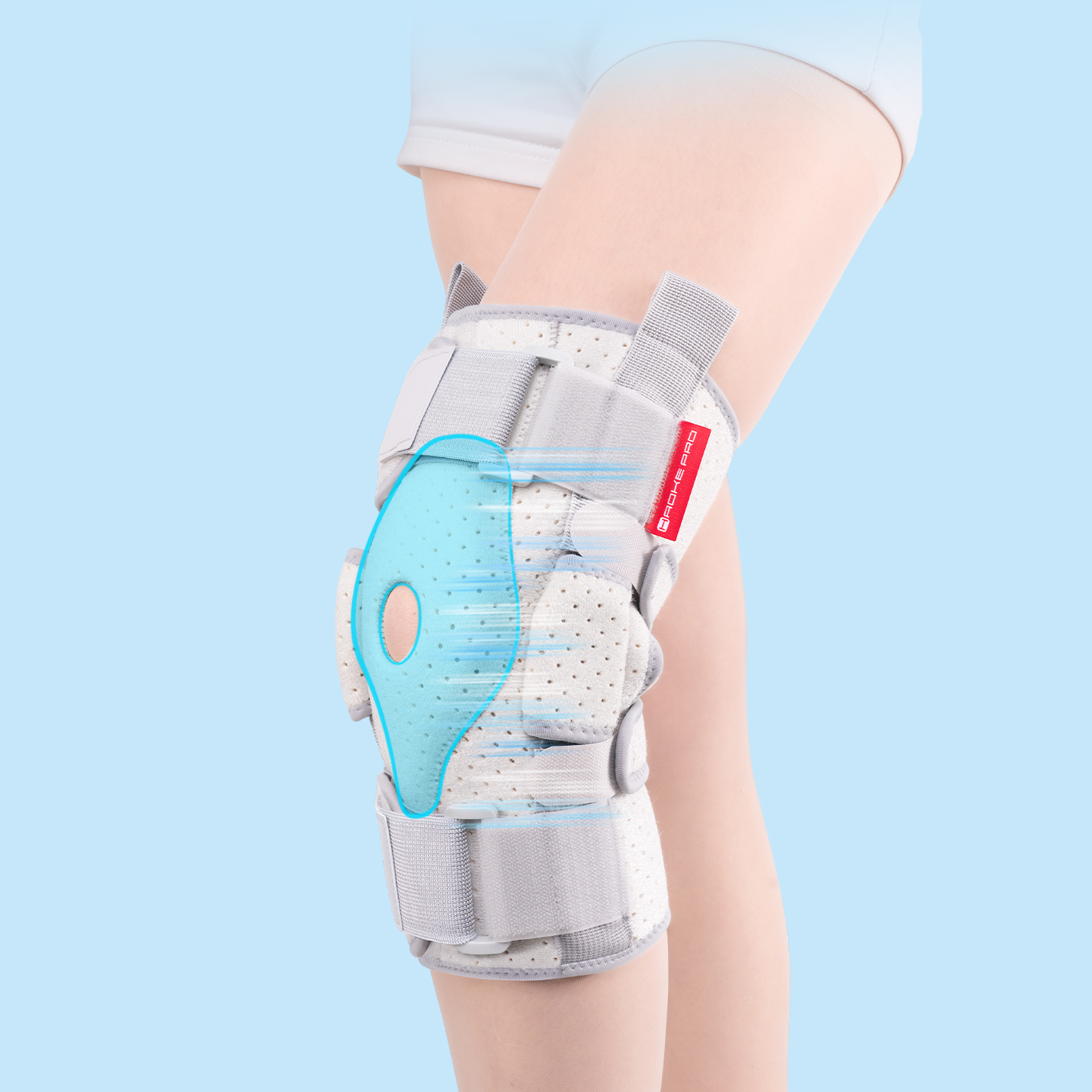 Adjustable knee sleeve with la - Compression Knee Sleeve incelemesi ve fiyatı