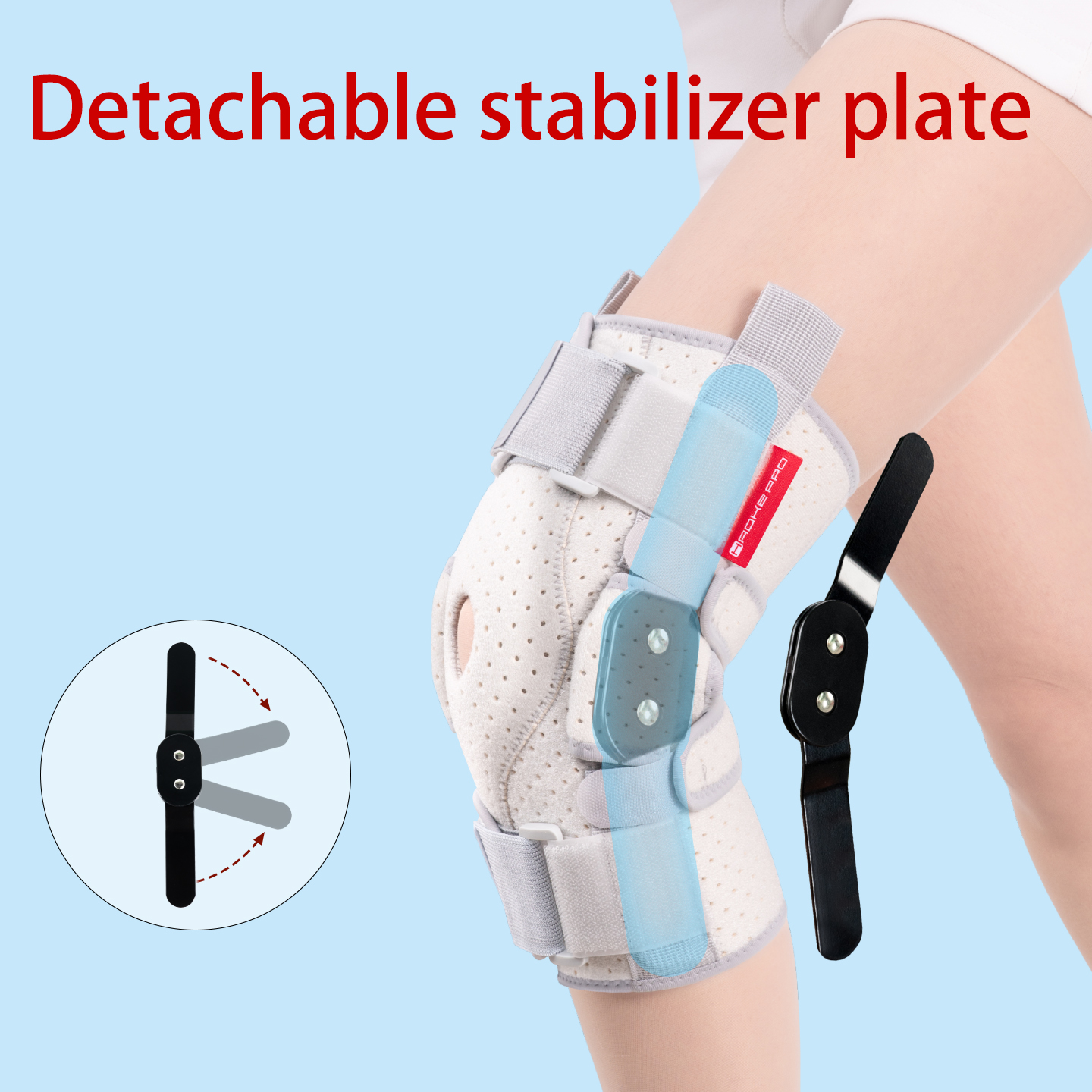 Adjustable knee sleeve with la - Compression Knee Sleeve incelemesi ve fiyatı