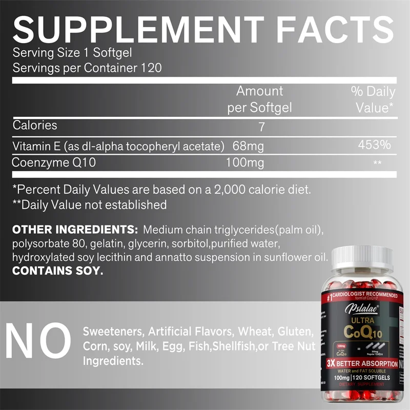 120 Coenzyme Q10 Capsules Prov - Health Wellness Items incelemesi ve fiyatı