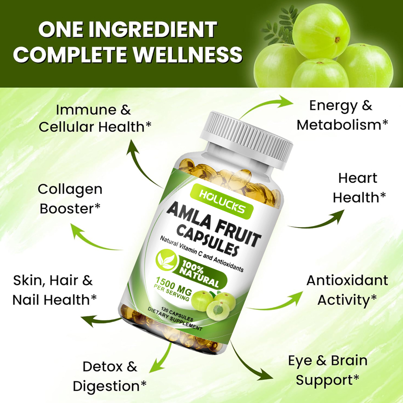 HOLUCKS Amla Fruit Extract Cap - Health Wellness Day incelemesi ve fiyatı