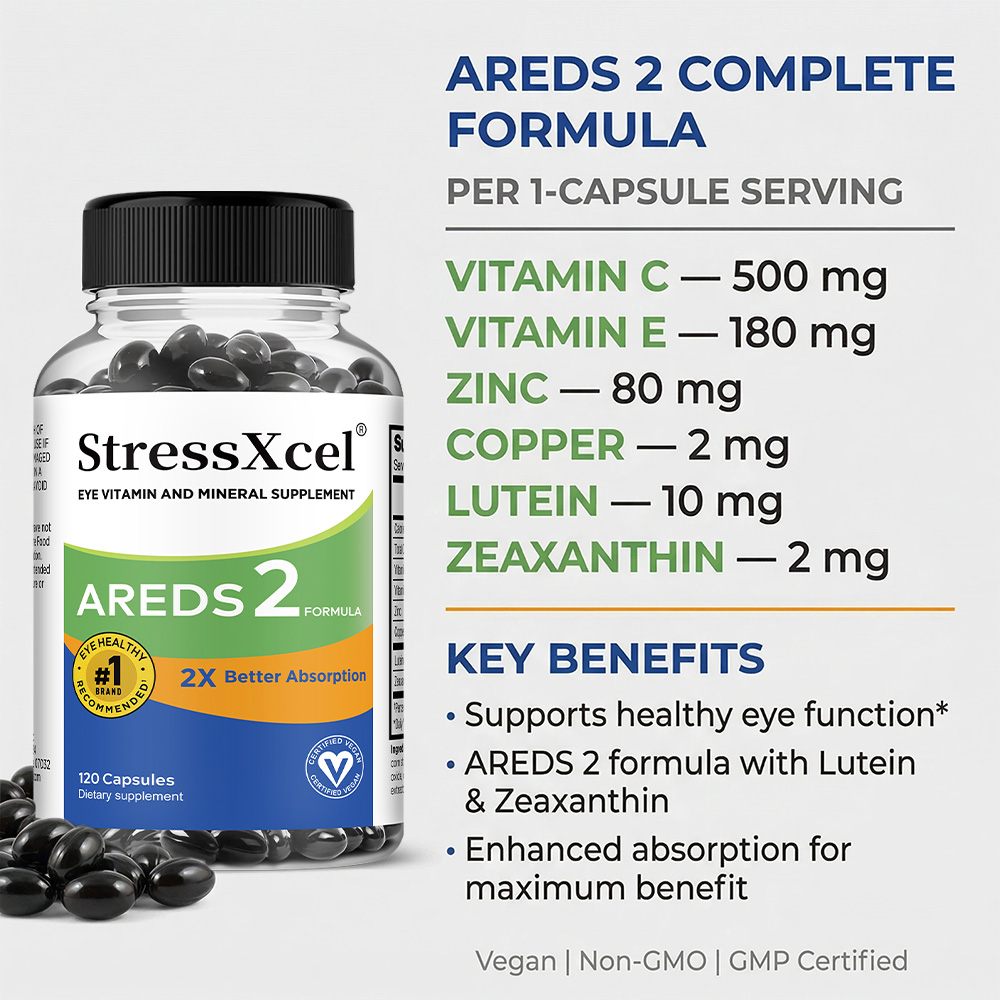 AREDS 2 Eye Capsules, Lutein & - Health Wellness Day incelemesi ve fiyatı