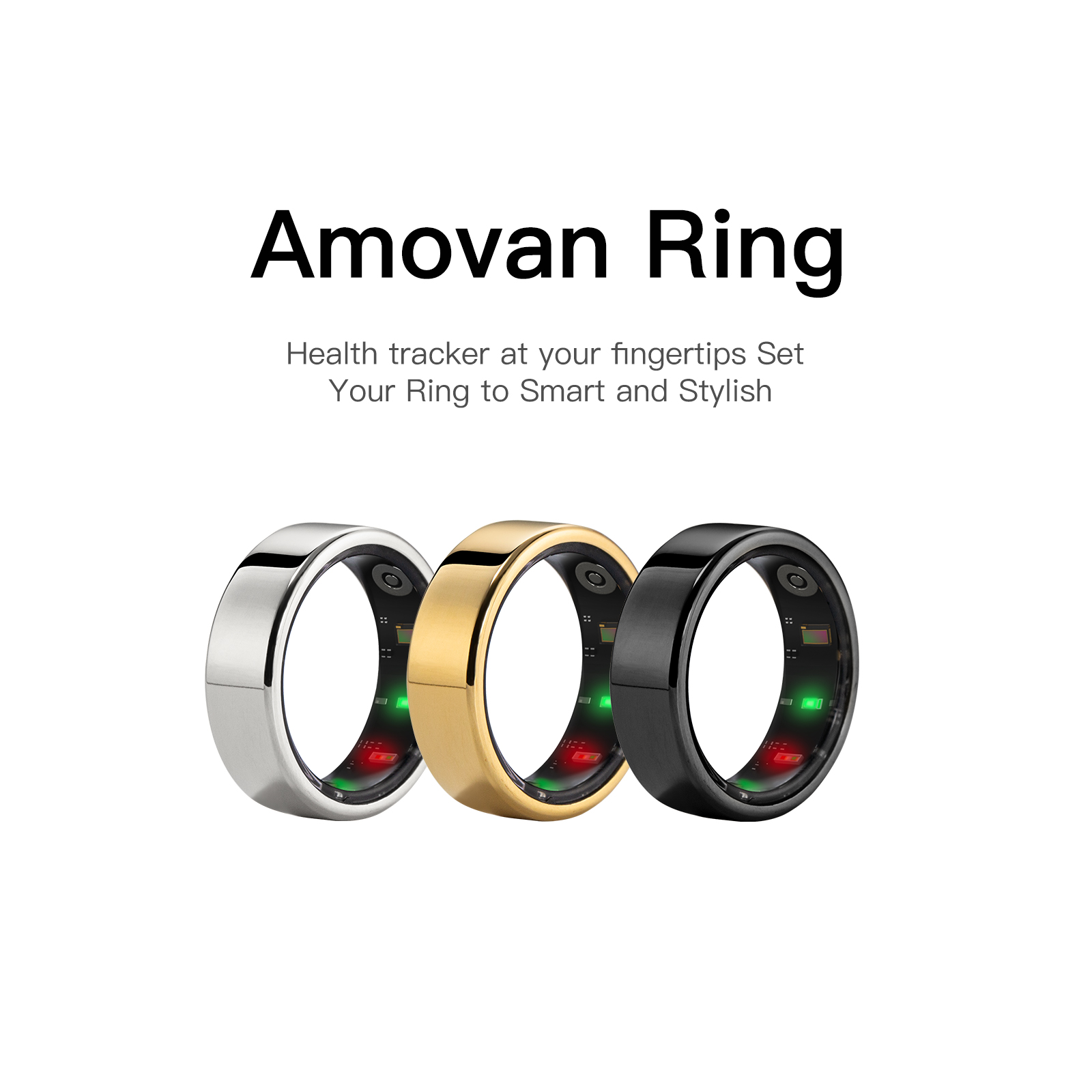 Stylish Men’s Smart Sport Ring - Blood Oxygen Monitor incelemesi ve fiyatı