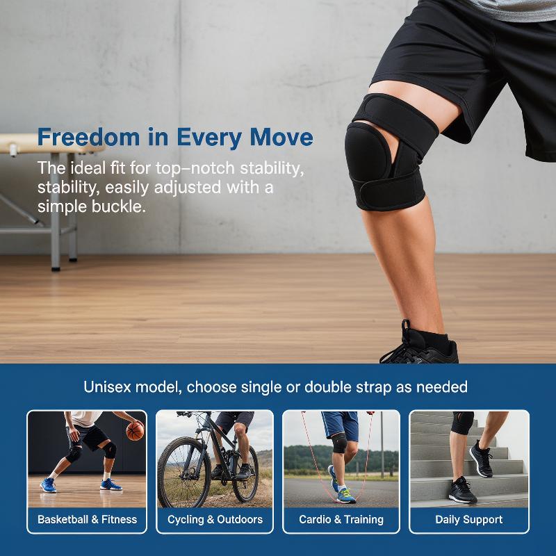 1 PCS Adjustable Shock Absorpt - Compression Knee Sleeve incelemesi ve fiyatı