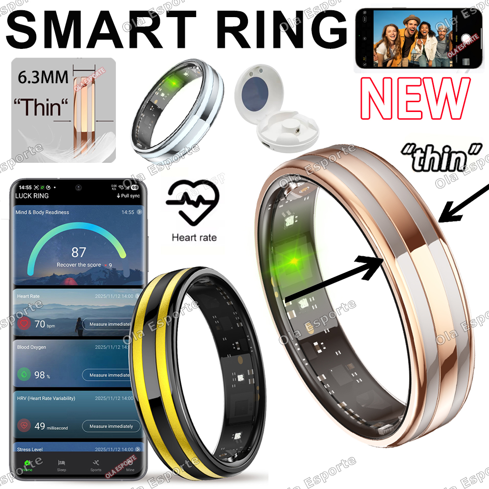 New 6.3mm Thin Smart Ring Heal - Blood Oxygen Monitor incelemesi ve fiyatı