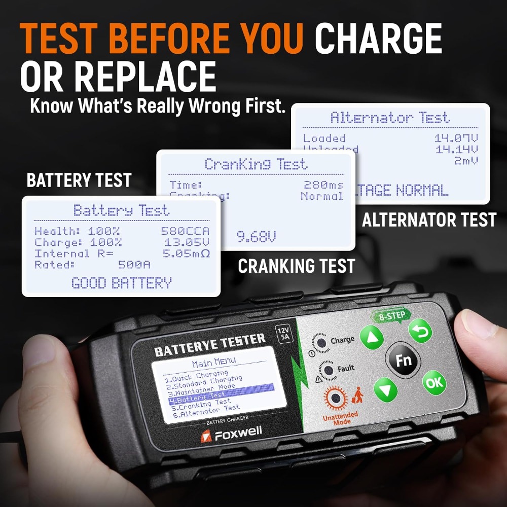 12V Car Battery Charger & Test - Health & Wellness Expo incelemesi ve fiyatı
