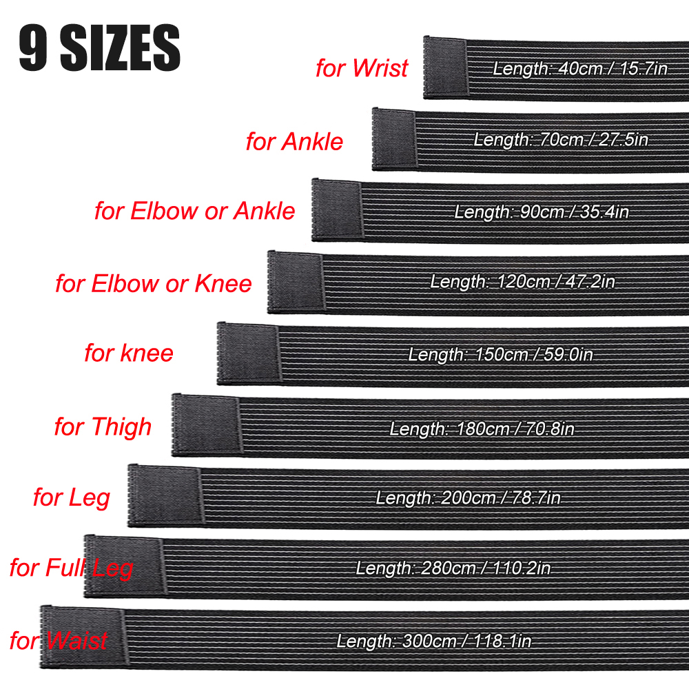 1PCS 40-300cm Compression Band - Compression Knee Sleeve incelemesi ve fiyatı