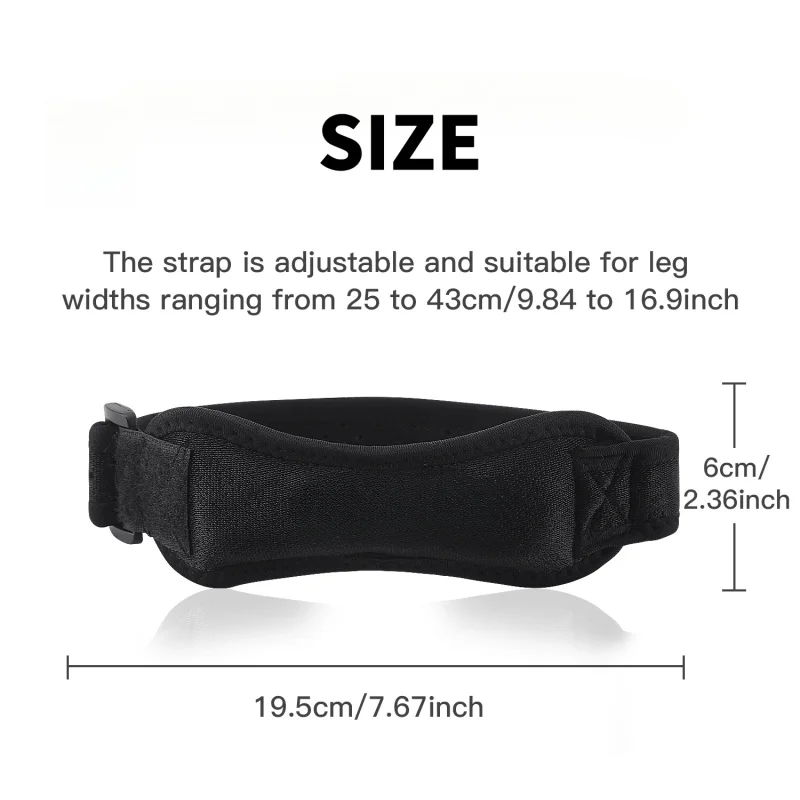 1PCS  Knee Patellar Tendon Kne - Compression Knee Sleeve incelemesi ve fiyatı
