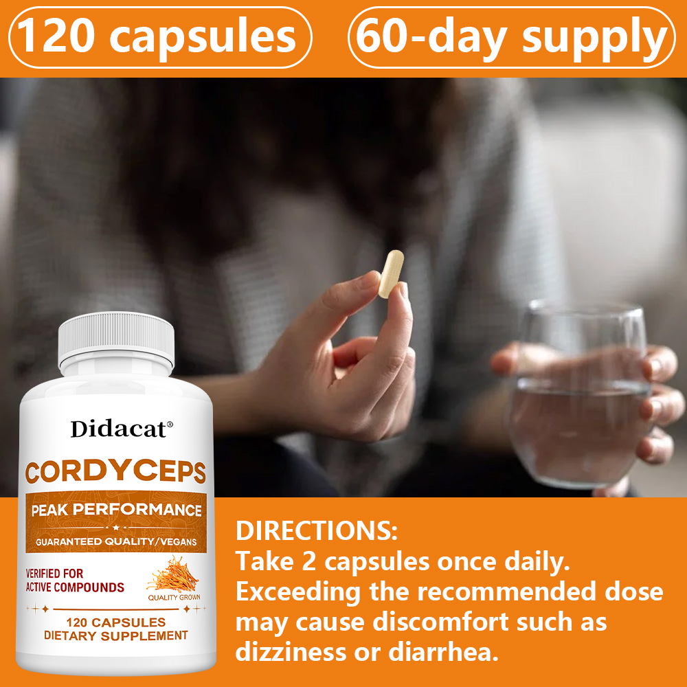 Cordyceps Mushroom Capsules 10 - Health Wellness Day incelemesi ve fiyatı