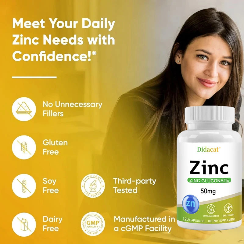 Zinc 50 Mg - with Zinc Glucona - Health Wellness Day incelemesi ve fiyatı